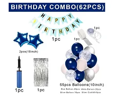 Happy Birthday Balloons Decorations Set  62Pcs-thumb1