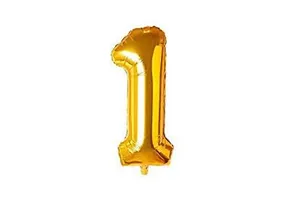 1 Year Decoration Kit 69 Pcs Bannerand Golden Confettiand Goldand Silverand Black Metallicand Star Foil Balloon-thumb2