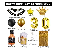 30th Birthday Decorations for Men And Women - 33 Pieces Birthday Decoration-thumb1