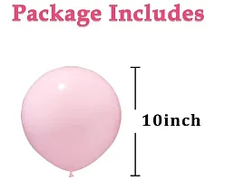 Blue And Pink Pastel 10 Inches Macaron Candy Color Balloon-Pack Of 50 -Blue And Pink-thumb3