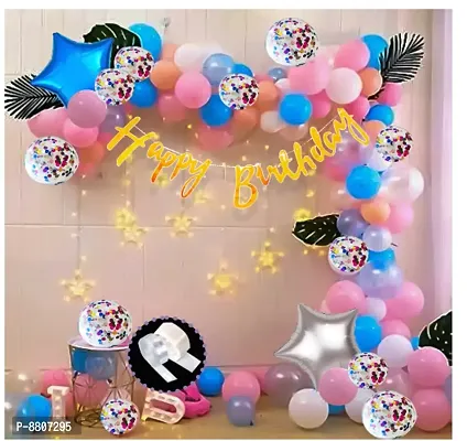 Birthday Decoration Items Kit - Combo Of 67 Pieces-thumb3