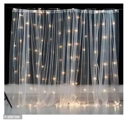 Tent For Decoration Tulle White Net Curtain Cloth For Backdrop ,Cabana, With Fairy Lights Combo