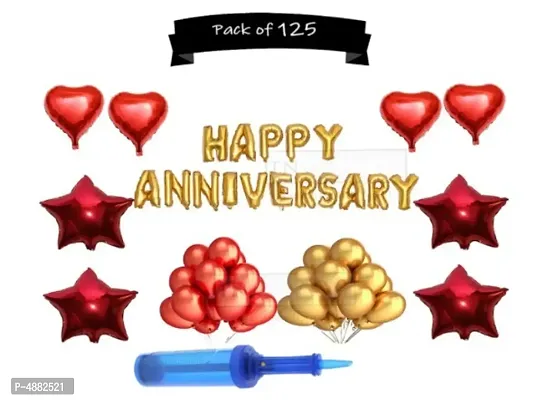 Anniversary Decoration Combo Pack of 125 pieces