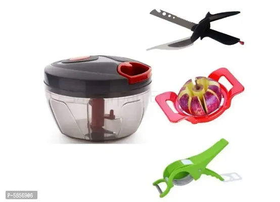 1 vegetable chopper  +1apple cutter + 1 clever cutter+ vegetable cutter