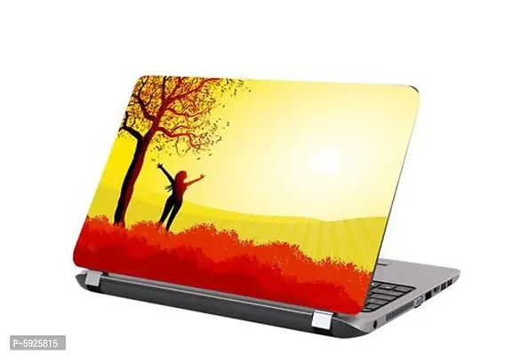 Buy Happy Girl Premium Matte Finish Vinyl HD Printed Laptop Skin Sticker  Online In India At Discounted Prices