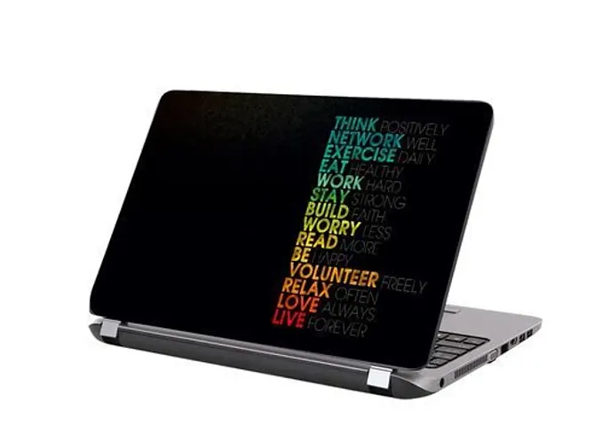 Premium Matte Finish Vinyl HD Printed Laptop Skin Sticker