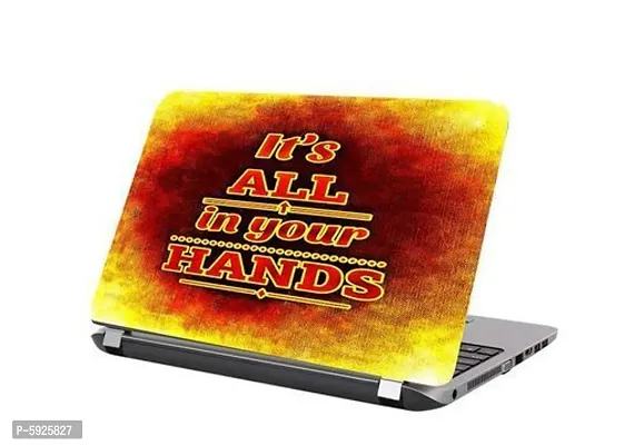 Motivational Thoughts Premium Matte Finish Vinyl HD Printed Laptop Skin Sticker