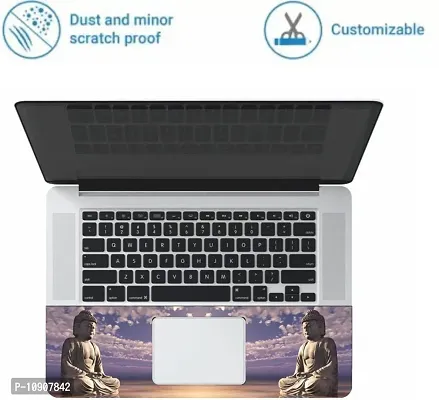 Full Vinyl Skin/Sticker for Top and Palmrest Portion of Laptop Buddha madi-thumb2