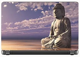 Full Vinyl Skin/Sticker for Top and Palmrest Portion of Laptop Buddha madi-thumb3