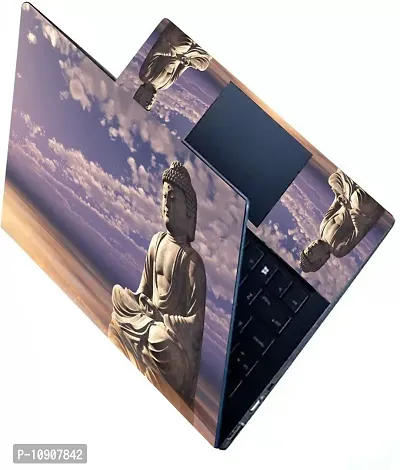 Full Vinyl Skin/Sticker for Top and Palmrest Portion of Laptop Buddha madi