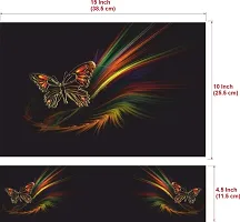 Full Vinyl Skin/Sticker for Top and Palmrest Portion of Laptop - Multibutterfly-thumb2