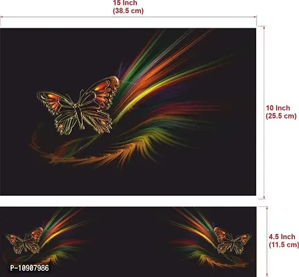 Full Vinyl Skin/Sticker for Top and Palmrest Portion of Laptop - Multibutterfly-thumb3