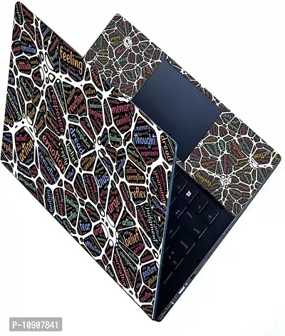 Full Vinyl Skin for Top and Palmrest Portion of Laptop:sticker cluster-thumb0