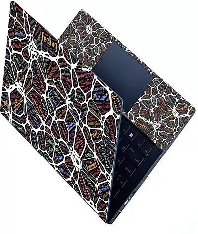 Full Vinyl Skin for Top and Palmrest Portion of Laptop:sticker cluster