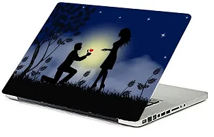 Full Vinyl Skin/Sticker for Top and Palmrest Portion of Laptop - Love proposal-thumb3