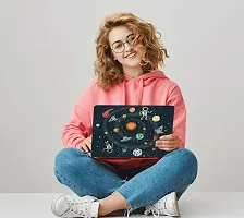 Full Vinyl Skin/Sticker for Top and Palmrest Portion of Laptop -astronaut-thumb2