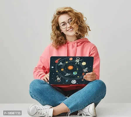 Full Vinyl Skin/Sticker for Top and Palmrest Portion of Laptop -astronaut-thumb3