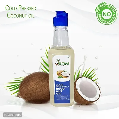 Nutrient rich Cold pressed coconut oil , for cooking , skincare , haircare , edible and organic without preservatives , 100% natural 500ml-thumb0