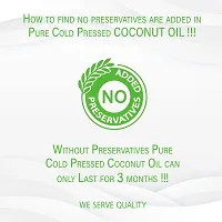 Nutrient rich Cold pressed coconut oil , for cooking , skincare , haircare , edible and organic without preservatives , 100% natural 500ml-thumb1