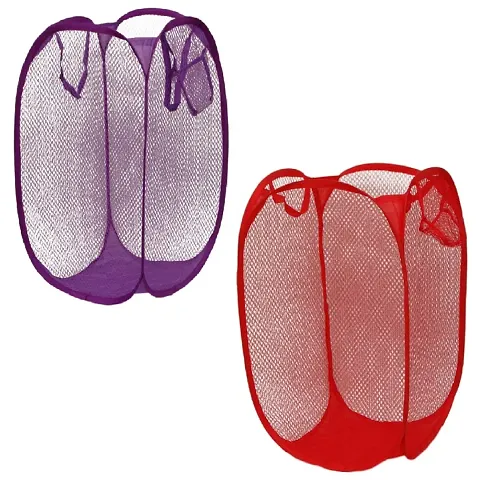 Pack of 2- Foldable Laundry Bags