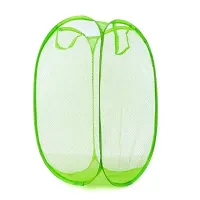 Full Size Rectangular Green Foldable Laundry Bag pack 2-thumb2