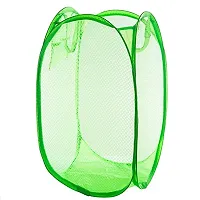 Full Size Rectangular Green Foldable Laundry Bag pack 2-thumb1