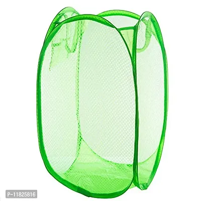 Full Size Rectangular Green Foldable Laundry Bag pack 2-thumb2