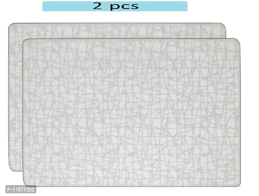 Winner White PVC Table Placemats -Set Of 2 Table Mats(45 X 30 CM)-thumb4