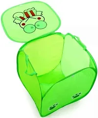 Winner Full Size Green Print Foldable Laundry Basket - Laundry Bag Pack Of 1(45x 45 cm)-015-thumb1