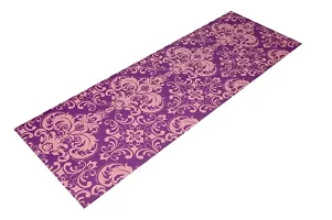 Winner Full Size Purple Printed Designer Yoga Mat With Carrying Strap Yoga mat, YM-06-thumb4