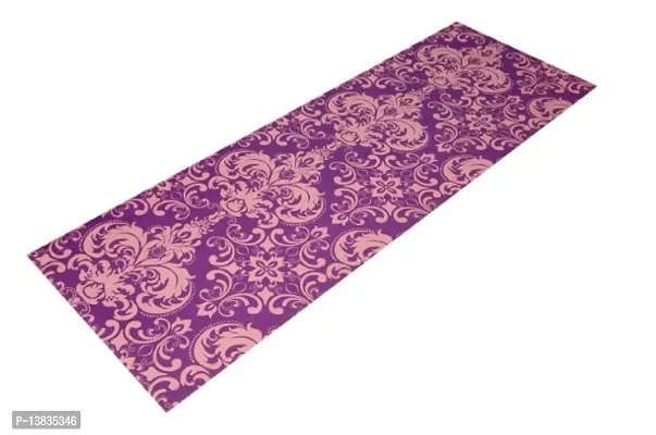 Winner Full Size Purple Printed Designer Yoga Mat With Carrying Strap Yoga mat, YM-06-thumb5