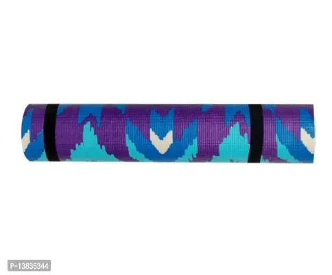 Winner Full Size Blue Printed Designer Yoga Mat With Carrying Strap Yoga mat, YM-02-thumb2