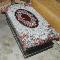 Winner Center White  Brown Color Table Cover Plastic Waterproof PVC Floral Print Size- 145* 90 cm.TC-01-thumb4