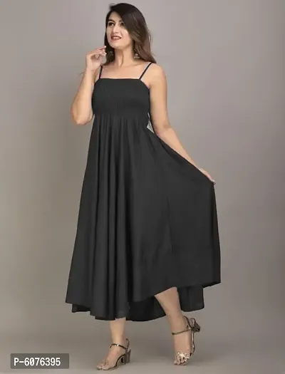 Trendy Attractive Satin Dress for Women