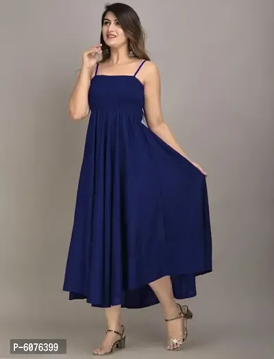 Trendy Attractive Satin Dress for Women