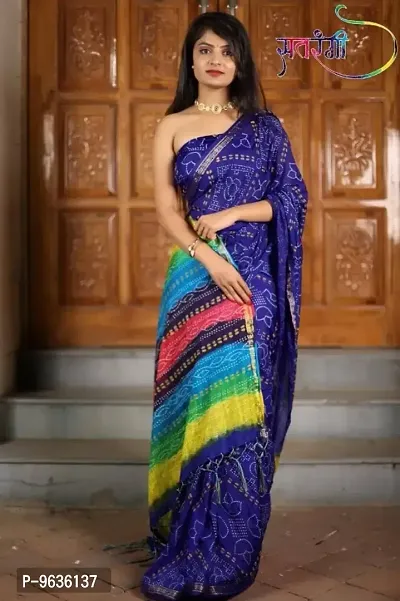 Classic Cotton Printed Saree with Blouse piece