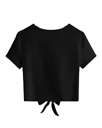 JMD Collection Round Neck top (Small,Black)-thumb2