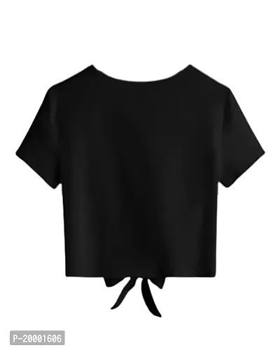 JMD Collection Round Neck top (Small,Black)-thumb3
