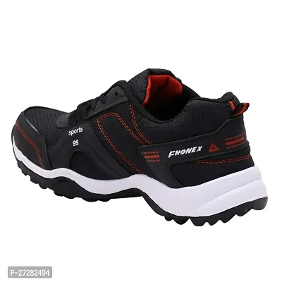 Men's Lace Eva Sole Running Shoes Men Sport Shoes Blk Red-thumb2