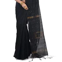 NILUS Soft Cotton Sequence Box Handloom Saree For Women (Color : Black)-thumb4