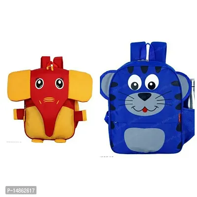Fancy Polyester School Bags For Kids Pack Of 2