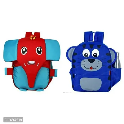 Fancy Polyester School Bags For Kids Pack Of 2