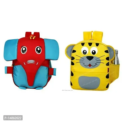 Fancy Polyester School Bags For Kids Pack Of 2-thumb0