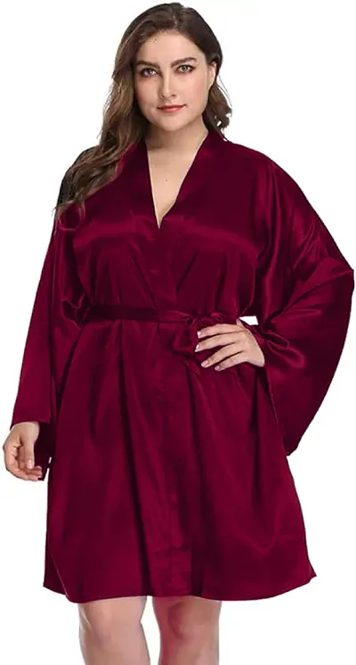 Kimono bathrobe for ladies nightwear in