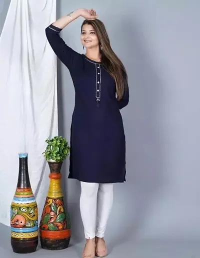 Stylish Fancy Designer Rayon Kurti For Women