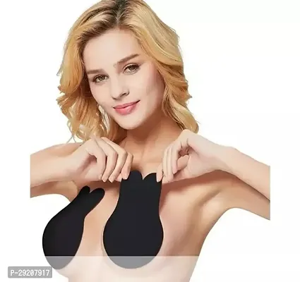 Womens Silicone Lightly Padded Push-Up Bra Wire Free-thumb0