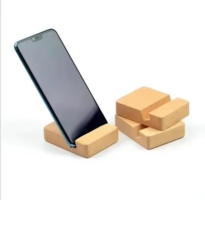 Tabletop Handmade Wooden Mobile Stand