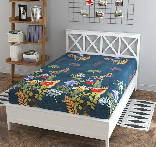 Microfiber Printed Bedsheet Without Pillow Cover