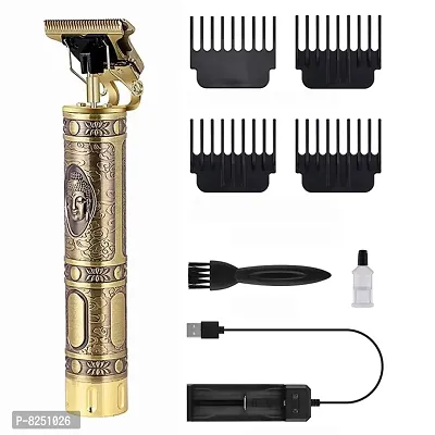 New Edition 2022 Hair Trimmer Electric Hair Clipper Buddha Carved Head Professional Vintage Electric Rechargeable Shaver Beard Barber Men Hair Cutting Machine For Men Haircut Style Hair Clipper Set Hair Removal Trimmers