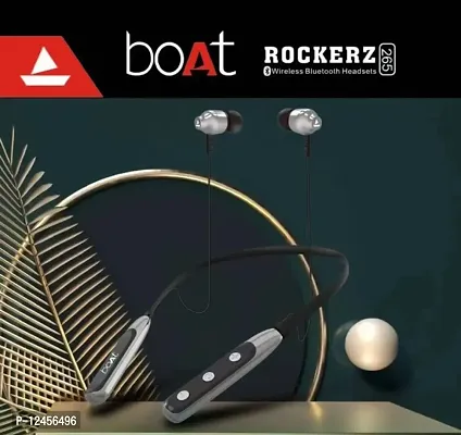 Rockerz 265 Wireless Bluetooth Neckband with 10mm Audio Driver, Upto 8H Playtime, Superior Quality (Glossy)